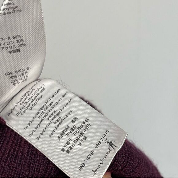 Smartwool Kiva Ridge Crew Sweater - Men's XL Burgundy Maroon Merino Wool Blend - Picture 11 of 14